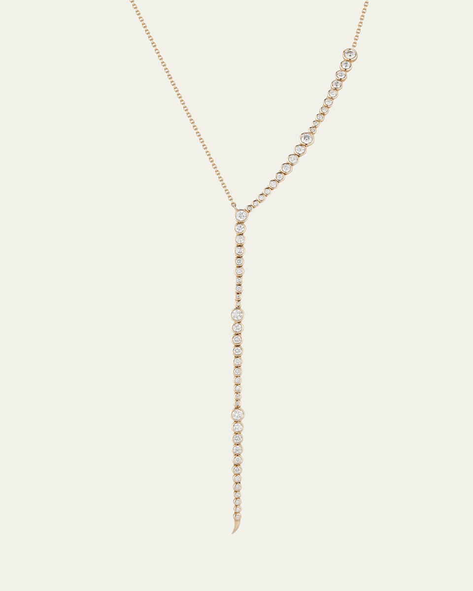 Simone Necklace with Diamonds, 18"L